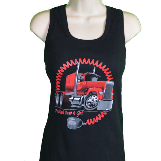 Breaker Breaker Trucker Girl Tank Top