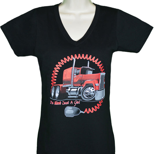 Breaker Breaker Trucker Girl Tshirt