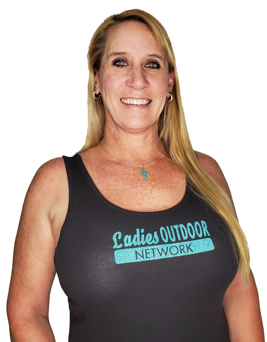 Ladies Offroad Network Black Tank Top