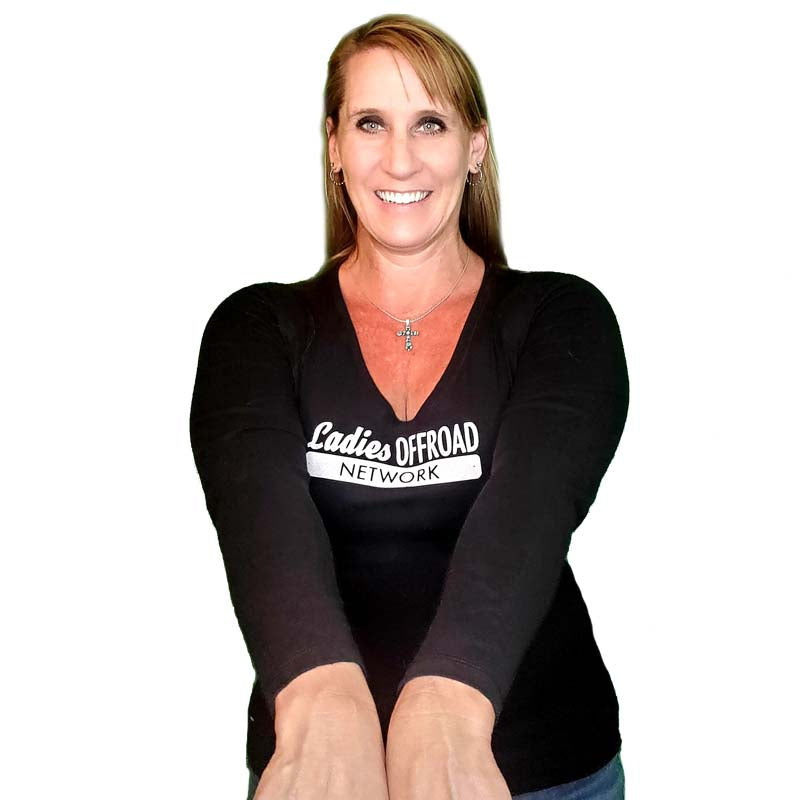 Ladies Offroad Network Black Long Sleeve