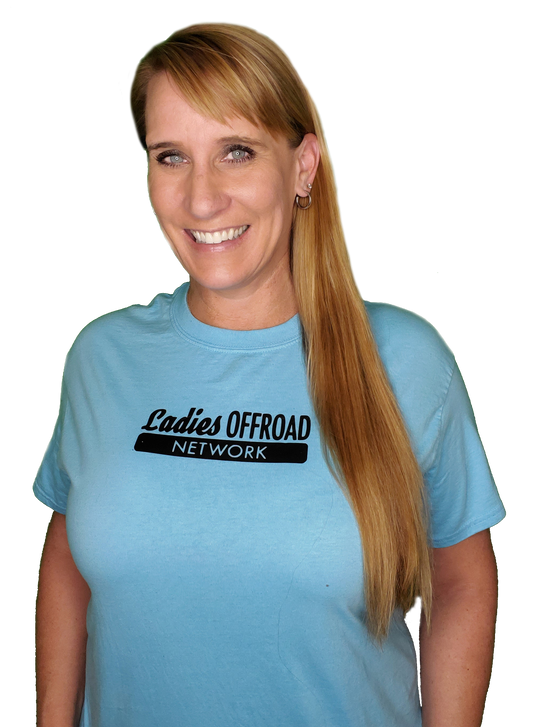 Ladies Offroad Network Teal standard Tshirt