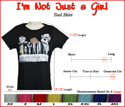 I'm Not Just a Girl Tool Tshirt